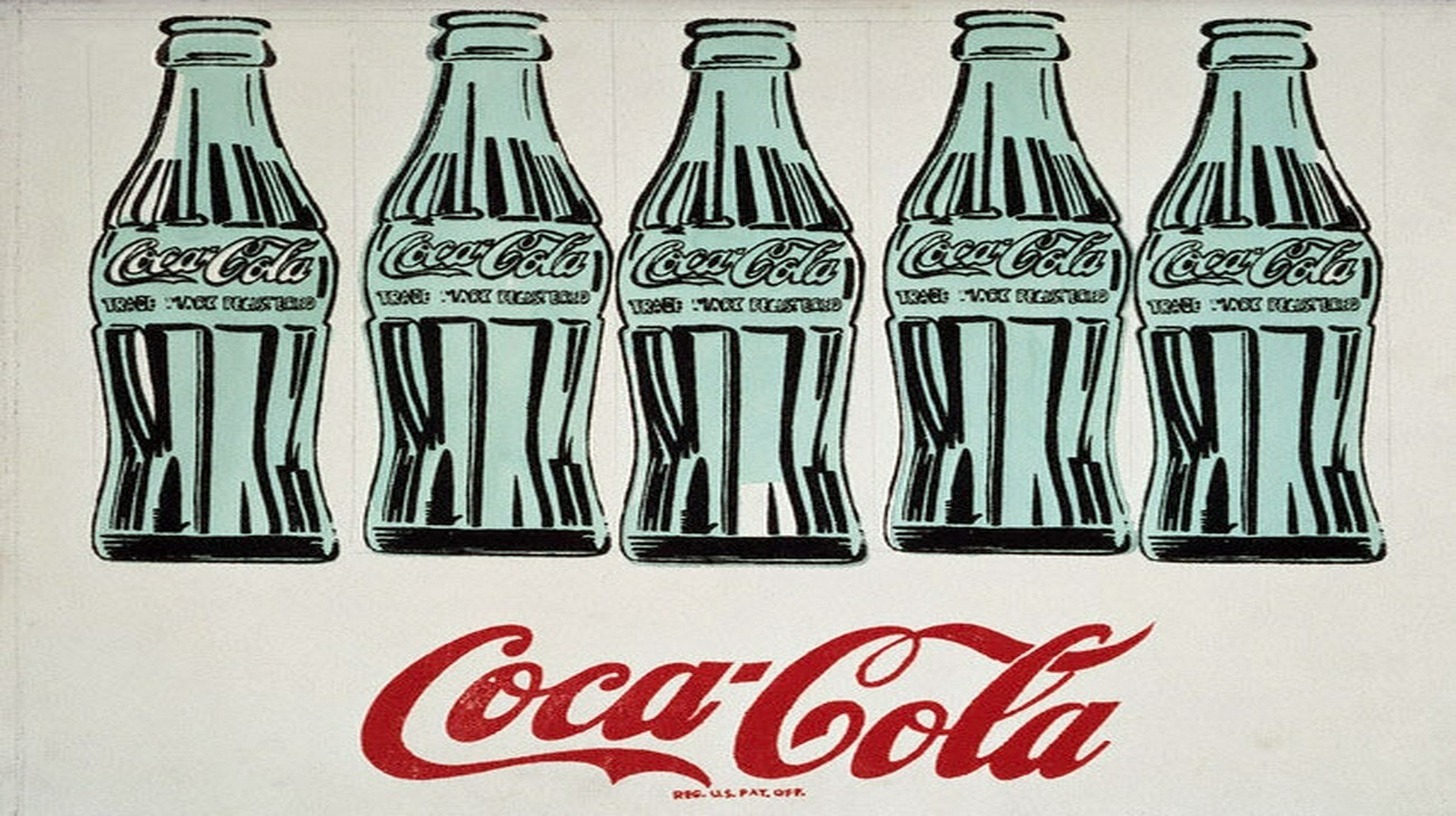 "Green Coca-Cola Bottles" by Andy Warhol